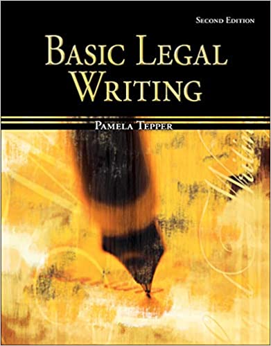 BASIC LEGAL WRITING FOT PARALEGALS